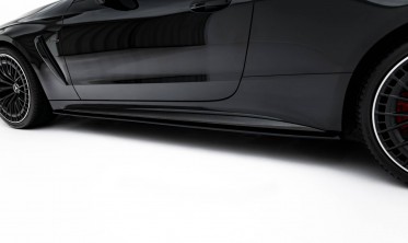 Нижні тюнінг накладки (лістви) на бокові пороги Mercedes-AMG CLE 53 C236 Street Pro фото