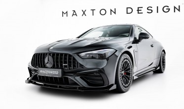 Тюнінг дифузор + бокові накладки на передній бампер Mercedes-AMG CLE 53 C236 Street Pro фото