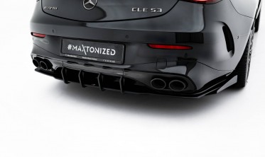 Тюнинг диффузор заднего бампера с боковыми накладками Mercedes-AMG CLE 53 C236 Street Pro фото