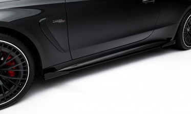 Нижні лістви з накладками на бокові пороги Mercedes-AMG CLE 53 C236 Street Pro фото