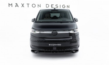 Передний диффузор на бампер Volkswagen Multivan T7 вер. 2 фото