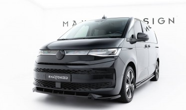 Передний диффузор на бампер Volkswagen Multivan T7 вер. 2 фото