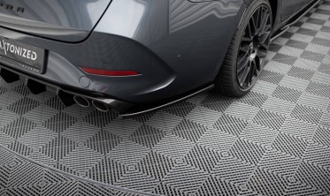 Боковые накладки (элероны) на задний бампер Cupra Leon ST Mk1 вар. 2 фото