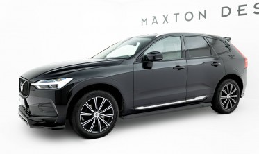 Тюнинг накладки (листвы) на боковые пороги Volvo XC60 MK2 Maxton design фото