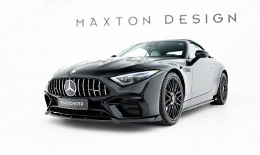 Тюнінгова накладка (губа) на передній бампер Mercedes-AMG SL 63 R232 Maxton design фото