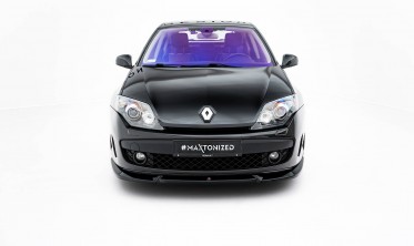 Тюнінгова накладка (губа) на передній бампер Renault Laguna Hatchback GT Mk3 Maxton design фото