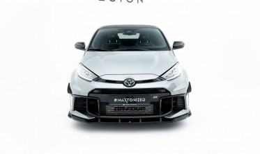 Тюнинговая накладка (юбка) на передний бампер Toyota GR Yaris Mk4 2024- Maxton design фото