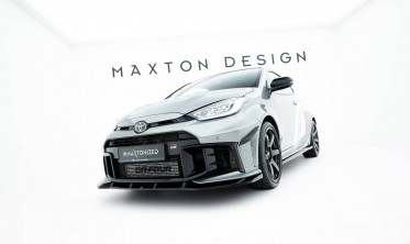 Тюнинговая накладка (юбка) на передний бампер Toyota GR Yaris Mk4 2024- Maxton design фото