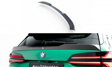 Карбоновый спойлер на крышку багажника BMW X5 M F95 рестайл нижний фото