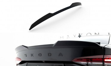 Тюнинговый 3D спойлер на багажник Skoda Octavia RS Liftback MK4 / Mk4 рестайл фото