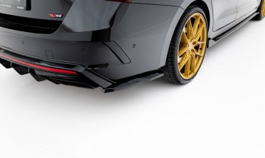 Боковые диффузоры Maxton-design на задний бампер Skoda Octavia RS Liftback / Combi Mk4 вар. 7 фото