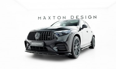 Тюнинговая накладка (юбка) на передний бампер Mercedes-AMG GLC 43 X254 Maxton фото