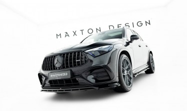 Тюнинговая накладка (юбка) на передний бампер Mercedes-AMG GLC 43 X254 Maxton фото