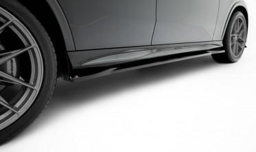 Тюнинговые диффузоры (листвы) на боковые пороги Mercedes-AMG GLC 43 X254 фото