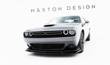 Тюнинговая накладка (юбка) на передний бампер Dodge Challenger GT Mk3 рестайл фото