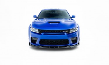 Тюнінгова накладка (губа) на передній бампер Dodge Charger RT Scat Pack Widebody Mk3 рестайл фото