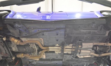 Нижние накладки (листвы) на боковые пороги Dodge Charger RT Scat Pack Widebody Mk3 рестайл фото