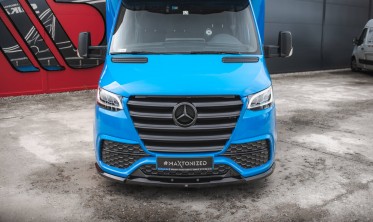 Тюнінгова накладка (губа) на передній бампер Mercedes-Benz Sprinter Mk3 фото