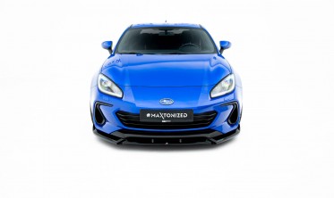 Тюнинг накладка (юбка) на передний бампер Subaru BRZ Mk2 вар. 1 Maxton design фото