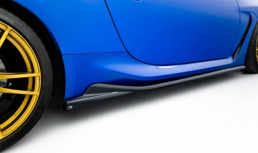Тюнинговые накладки (листвы) на боковые пороги Toyota GR86 Mk1, Subaru BRZ Mk2 вар. 1 фото