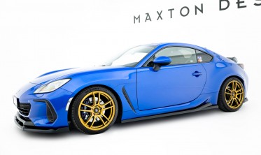 Тюнинговые накладки (листвы) на боковые пороги Toyota GR86 Mk1, Subaru BRZ Mk2 вар. 1 фото