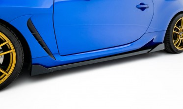 Боковые тюнинг диффузоры на пороги Toyota GR86 Mk1, Subaru BRZ Mk2 вар. 3 фото