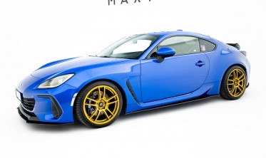 Бокові тюнінг накладки (лістви) під пороги Street Pro Toyota GR86 Mk1, Subaru BRZ Mk2 вар. 1 фото