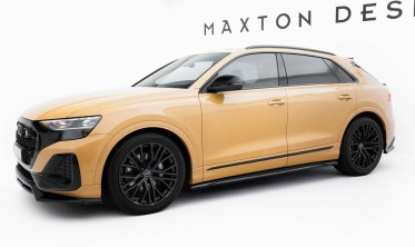 Нижні накладки (лістви) на бокові пороги Audi SQ8 / Q8 S-Line Mk1 / Q8 Mk1 рест. вар. 2 фото
