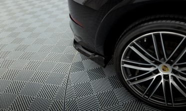 Боковые тюнинг накладки (элероны) на задний бампер Porsche Cayenne Sport Design Mk3 фото
