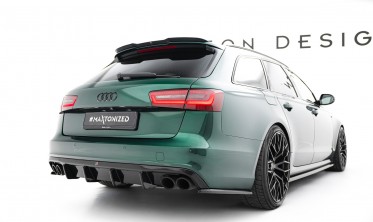 Тюнінговий дифузор (накладка) заднього бампера Audi S6 Avant C7 Maxton-design фото