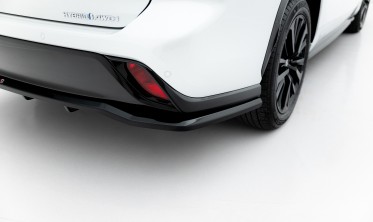 Тюнинговый диффузор (накладка) на задний бампер Toyota Highlander Mk4  фото