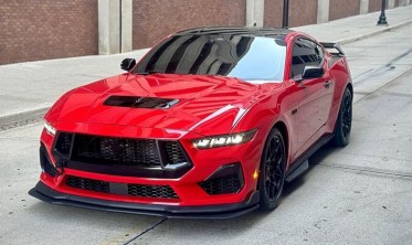 Дифузори на пороги Ford Mustang 2024-2025 фото