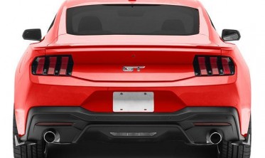 Комплект боковых накладок заднего бампера Ford Mustang (2024-2025) фото