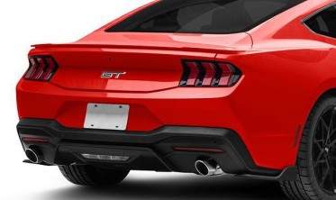 Комплект боковых накладок заднего бампера Ford Mustang (2024-2025) фото