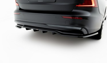 Тюнинг диффузор на задний бампер Volvo S60 / V60 Mk3 R-Design фото