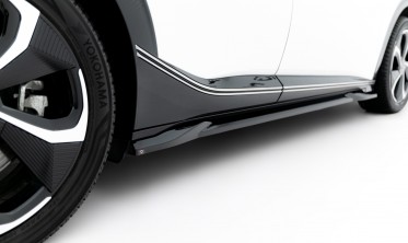 Тюнінг накладки (лістви) на бокові пороги Kia EV6 Mk1 Maxton design фото