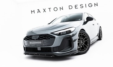 Тюнинг накладка (юбка) на передний бампер Audi A5 S-Line Sedan / Avant B10 Maxton design вар. 1 фото