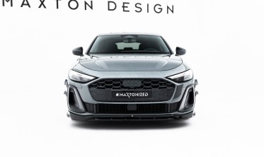 Тюнинг накладка (юбка) на передний бампер Audi A5 S-Line Sedan / Avant B10 Maxton design вар. 1 фото