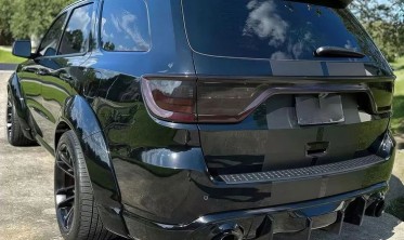 Диффузор заднего бампера Dodge Durango (2014-2023) глянец фото