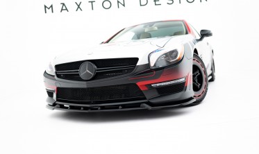 Тюнінг накладка (губа) на передній бампер Mercedes-Benz SL 63 AMG R231 Maxton design вар. 1 фото