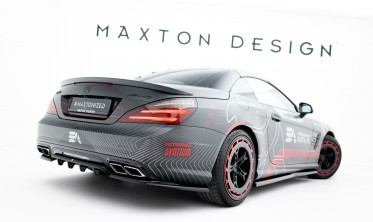 Тюнинг диффузор (накладка) на задний бампер Mercedes-Benz SL 63 AMG R231 фото