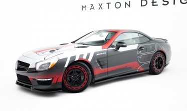 Нижні накладки (лістви) на бокові пороги Mercedes-Benz SL 63 AMG R231 фото