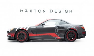 Нижні накладки (лістви) на бокові пороги Mercedes-Benz SL 63 AMG R231 фото