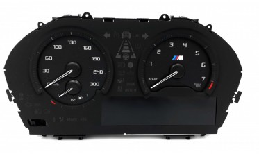 Тюнинговые накладки в щиток приборов BMW F20, F21, F22, F23, F45, F46, X1 F48, X2 F39 в М стиле фото