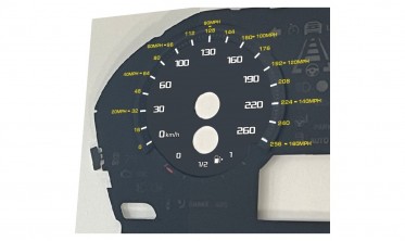 Тюнинговые накладки в щиток приборов BMW F20, F21, F22, F23, F45, F46, X1 F48, X2 F39 в М стиле фото