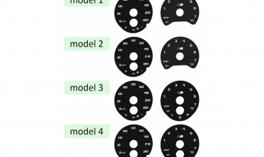 Тюнинговые накладки в щиток приборов BMW F20, F21, F22, F23, F45, F46, X1 F48, X2 F39 в М стиле фото