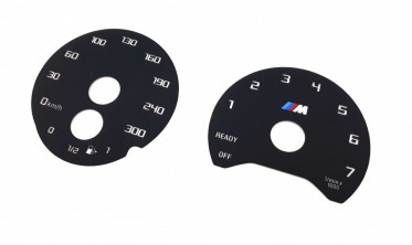 Тюнинговые накладки в щиток приборов BMW F20, F21, F22, F23, F45, F46, X1 F48, X2 F39 в М стиле фото