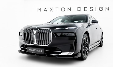 Тюнинг накладка (юбка) на передний бампер BMW 7 G70 Maxton design вар. 1 фото