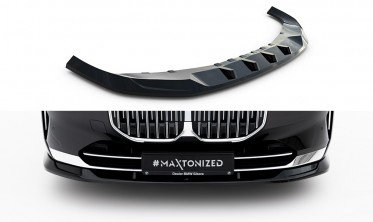 Передній дифузор (тюнінг накладка) на бампер BMW 7 G70 вар. 2 фото