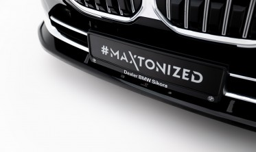 Передній дифузор (тюнінг накладка) на бампер BMW 7 G70 вар. 2 фото